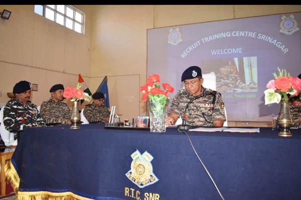   DG CRPF Kashmir Visit